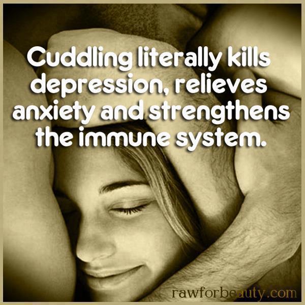 72 Cuddling literally kills depression